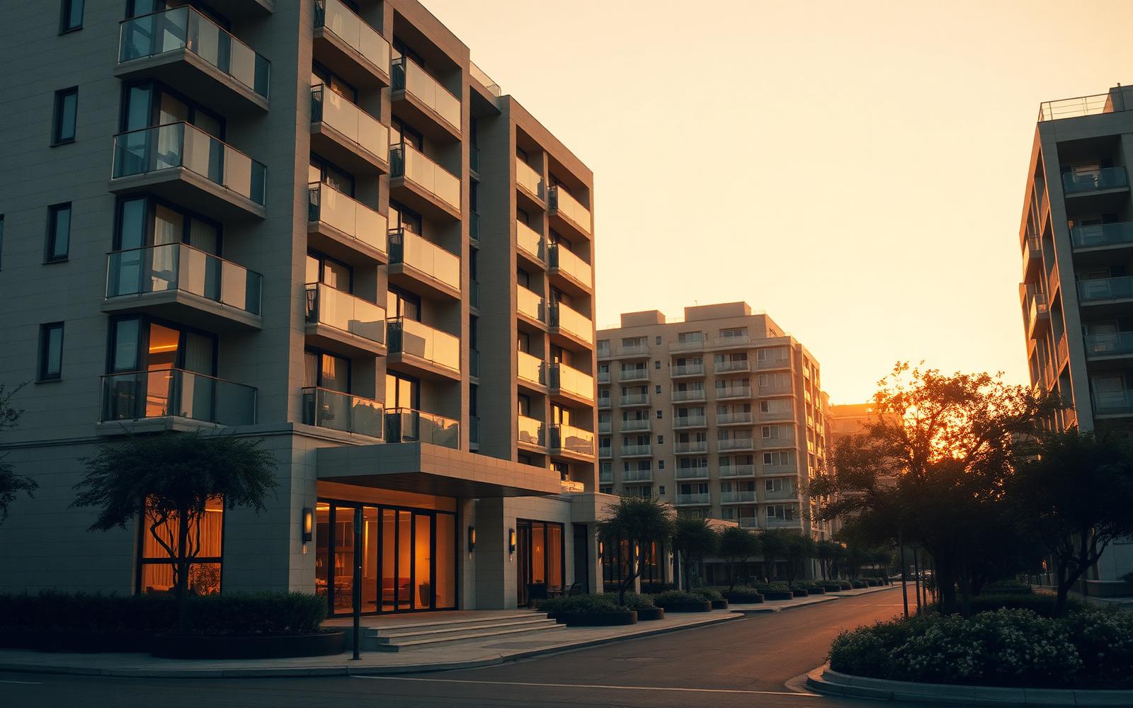 Placeholder hero image for the Meridian House leasing campaign